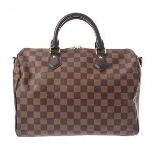 Louis Vuitton Damier Speedy Bandouliere Brown Canvas Handbag